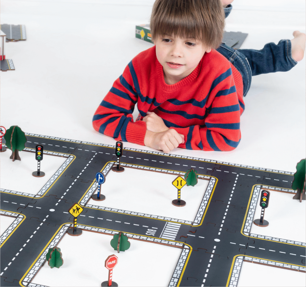 Jugando con el Set Mega Mis Calles