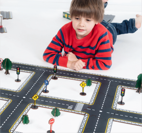 Jugando con el Set Mega Mis Calles